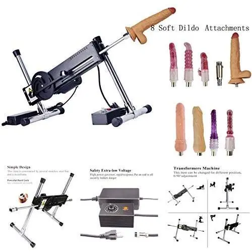 Eight Dildo Attachments Love Machine,Adult Sex Toys,Sex Machine for Both Man and Women,Little Noise,More Powerful (Package C). Eight Dildo Attachments Love Machine,Adult Sex Toys,Sex Machine for Both Man and Women,Little Noise,More Powerful (Package C).
