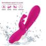 Handheld Utility Travel Mini Waterproof Massager - USB Magnet Charging -12 Kinds of Vibration Mode - Wireless - Ultra Quiet Vibration - Safe Fast Fitness Exercise Fat Equipment (TC-Rose red)