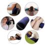 Studyset Soft Inflatable Portable Pillow Sex Pillow for Couples Cylindrical Cushion + Electric Air Pump