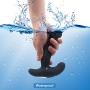 Male Prostate Anal Vibrators Unisex Massager with 12 Stimulation Patterns and 2 Powerful Motors, SXOVO Wireless Remote Vibrating G-spot Waterproof Smooth Silicone Sex Toy for Men, Women and Couples
