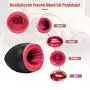 Urnight Vibrating Male Masturbator Cup Masturbation Sex Toys With 6 Vibration Modes and 3 Intensity Levels Waterproof , Realistic Male Sleeve Stroker With Innovative Squeezable Panels