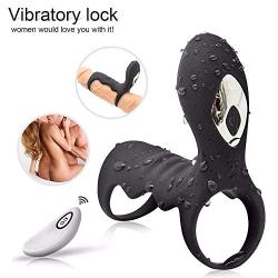 Strong Vibration Delay Ring Silicone Massage Ring Wireless Remote Control