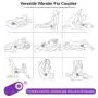 Couples Vibrator with Dual Motors 10 Powerful Vibration Modes for G Spot Clitoral Stimulation, PALOQUETH Wireless Personal Vibrator Clitoris Massager Sex Toy Rechargeable Waterproof Couples Vibrator with Dual Motors 10 Powerful Vibration Modes for G Spot Clitoral Stimulation, PALOQUETH Wireless Personal Vibrator Clitoris Massager Sex Toy Rechargeable Waterproof