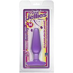 Doc Johnson Crystal Jellies - Medium Butt Plug - Purple