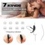 Double Motor Siliocne Male Durable in Use Relaxing Six Toys for Men Mans Vibranting Wireless Remote Control Toys for Man and Couple Vibrant Ríng T-Shirt