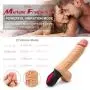 Huge-Vibratòr with 12 Speeds Rotating Vibrating Hands Free Play for Women
