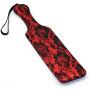 Leather Spanking Paddle - SMspade Lace Leather Spanking Toy for Sex, Red