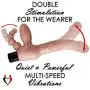 LeLuv Strap On Dildo Vibrating Strapless Female Double Penetration LeLuv Strap On Dildo Vibrating Strapless Female Double Penetration