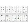Halloween Temporary Tattoo Stickers Removable Fake Spider Glow in The Dark Stickers Party Decorations for Adult and Kids Gift (10 sheets) Halloween Temporary Tattoo Stickers Removable Fake Spider Glow in The Dark Stickers Party Decorations for Adult and Kids Gift (10 sheets)