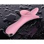 GOGOTT0Y Silicone Personal Wand Tongue Vibrator USB Rechargeable Waterproof Body Relaxtion Adult Massager Toy for Women (Pink)-US Shipping