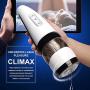 Male Automatic Pīston Cup Suckīng Voice Interaction and Telescopic Rotation Electronic Massage Cup Males Toy