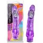 9" Soft Realistic Long Vibrating Dildo - Multi Speed Flexible Vibrator - Waterproof - Sex Toy for Adults - Purple