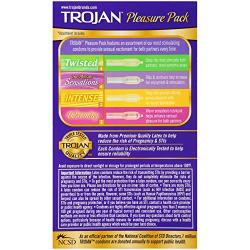 Trojan Pleasure Pack Latex Condoms