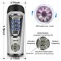 Sexy Toystory for Man Pocket Pussey, Male Masturbrator Cup Fully Automatic Masturbation Cup with 10 Powerful Thrusting Modes Realistic Textured Six Dolls for Men Lifelike Masturbation, Tshirt