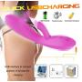 Reliable Quality Tongue Vinrator G S-po-tter C L-i-t Stimulation Rechargeable Heating Licking&Sucking Toy for Women Couples