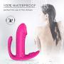 Wearable Dildo Vibrator, Proxoxo Waterproof G spot Vibrator, Rechargeable Vagina Anal Stimulation Massager Remote 9 Vibration Modes Adult Sex Toy for Women Couples (Rose)