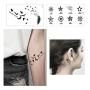 Konsait Temporary Tattoos for Adult Men Women Kids(30 Sheets), Waterproof Temporary Tattoo Fake Tattoos Body Art Sticker Hand Neck Wrist Cover Up Set