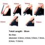 Length 35cm Handled Urethral Stretching Bladder Toys Relieve Stress Toys For Men Relaxing (5.5mm(dia), black)