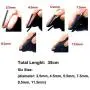 Length 35cm Handled Urethral Stretching Bladder Toys Relieve Stress Toys For Men Relaxing (5.5mm(dia), black)
