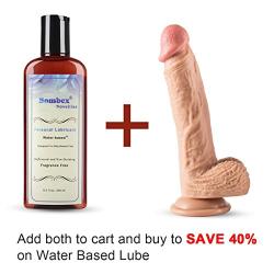 BOMBEX Ultra Realistic Dildo with Suction Cup - FDA Cleared Silicone Made,Revolutionary Top Rated Ultra-Soft Skin Like Flesh Dong,8 Inch