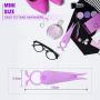 Clitoral & G-Spot 2 in 1 Rabbit Vibrator, Fovel Bullet Clit Sex Toy Dildos for Women 10 Powerful Intensities Female Mini Adult for Anal Nipple Waterproof Rechargeable Stimulation for Couple Play，Lilac