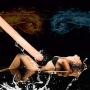 KIFDDSAZ Dî`Ld.ɔS 18.15 in Double-Ended Headed Huge Flexible Dual Density Rod Handheld Body Massage Wand Waterproof