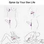 Sexy Slave [10-Pack] Butterfly Vibrating Cock Ring - Stretchy Penis Ring - Clitorial Stimulation for Women - Adult Sex Toys for Couples, Pink or Purple