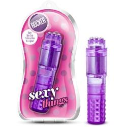 Discreet Powerful Pocket Vibrator - Clitoral Pinpoint Stimulator - Waterproof - Sex Toy for Women - Sex Toy for Couples (Purple)