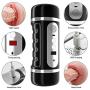 Automatical Piston Telescopic Rotation Handsfree Multi Modes Multi Speeds Sexual Moaning USB Rechargeable Sleeve Stroker Men Oral S%exy Sexy Underwear for Men