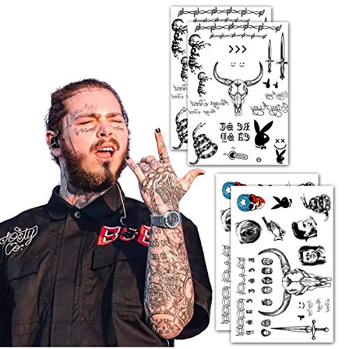 Leoars Face Temporary Tattoos, Face Neck Hands Arm Tattoos Sticker, Fake Tattoos for Adults Men Women Girls Kids Halloween Parties,4-Sheet Leoars Face Temporary Tattoos, Face Neck Hands Arm Tattoos Sticker, Fake Tattoos for Adults Men Women Girls Kids Halloween Parties,4-Sheet
