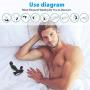 P-Spot Massager with Wireless Remote Control, Anal Vibrator, Sex Things for Men, Prostate Stimulator, Personal Wand Massager, Electric Gay Vibrant Toy, 7 Vibration Modes, USB Rechargeable, Waterproof