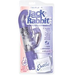 California Exotic Novelties Triple G-Jack Rabbit Vibrator, Purple