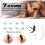 Vibrating Male Wand Massager Rechargeable Back Neck Shoulder Relaxation Massaging with Multiple Vibrator Men Medical Grade Silicone Vibration Toy