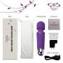 Wireless Wand - Waterproof Rechargeable for Body - Back Neck Sport Massage - Purple Travel Friendly - Multi Speed 8-10 Magic Vibrating Patterns - Personal Quiet… Wireless Wand - Waterproof Rechargeable for Body - Back Neck Sport Massage - Purple Travel Friendly - Multi Speed 8-10 Magic Vibrating Patterns - Personal Quiet…