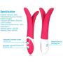 GESS Rechargeable Multifunctional Silicone Vibrator - 9 Patterns for Internal Stimulation - G-spot Vibe,clitroal Stimulator,male Prostate Massager,foreplay Teaser,powerful Vibration Anal Toy