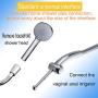 Enema Douche Enema Kit - Enema Showerhead Enema Bulb Vaginal and Anal Cleaning Kit Bathroom Handheld Shower Colonic Douche System by KJ-KayJI