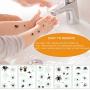 Konsait 73PCS Glow in the Dark Halloween Tattoos Kids, Luminous Tattoos, Halloween Spider Themed Sticker for Children Girls Boys for Halloween Party FavorsTrick or Treat Gift，Birthday Party Bag Filler