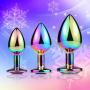 Knowwest Stainless Steel Jeweled Àmàl B-ütt Plùgs Àmàl Trainer Toys Sèx Love Games Personal Massager for Women Men Couples Lover