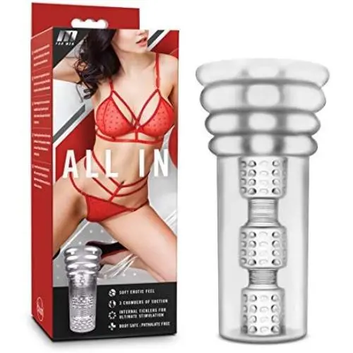 M for Men Realistic Soft Textured Masturbator Stroker - Sex Toy for Men, All In M for Men Realistic Soft Textured Masturbator Stroker - Sex Toy for Men, All In