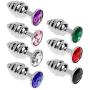 O-GAME Stainless Steel Plug Amal Spiral Beads Stimulation Toy for Women Men