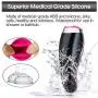 Male masturbators Cup Electric with 7 Clamp modes & 7 Vibration modes,Orlupo Vibrating Clamping Heating Pocket Pussy Stroker Masturbation Cup Massager,Penis Trainer Adult Oral Blowjob Sex Toys for Men