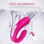 Couples Vibrator with Dual Motors, 9 Powerful Vibration Modes for G Spot Clitoral Stimulation, Waterproof Wireless Vibrator Clitoris Anal Massager Sex Toy for Women or Coulpes