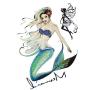 Pinkiou Full Arm Sticker Women Sexy Temporary Tattoo Sticker Waterproof Fake Body Art Sticker (6 sheets)