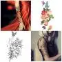 Yazhiji 15 sheets large Sexy waterproof Temporary Tattoos for Men Women Flowers Collection (19X9 CM) Yazhiji 15 sheets large Sexy waterproof Temporary Tattoos for Men Women Flowers Collection (19X9 CM)