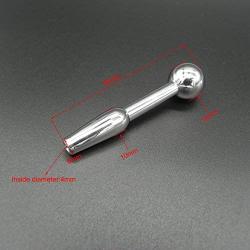 Happygo Urethral Catheters Hypoallergenic Stainless Steel Urinary Plug Stimulate Urethral Dilator Masturbation Rod Penis Plug Adult Game Medical Themed Fetish Sex Toy