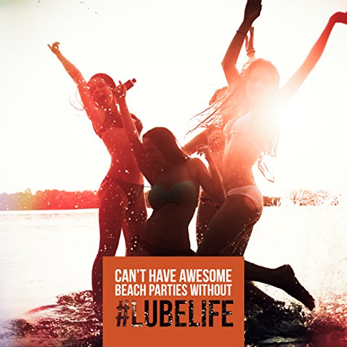 #LubeLife Anal Lubricant - Thick Silicone Based Lube, 8 Ounce Waterproof Anal Sex Lube for Men, Women and Couples (Free of Parabens, Glycerin and Oil)