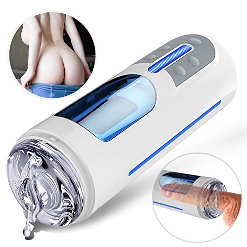 Mens Mâsturbâtor with Strong Automatic Electric Piston Cup Strokér Sucking Adult Mâsturbâtion Rechargeable 3D Realistic Likelife Vibrâting Piston Toys for Men Tshirt
