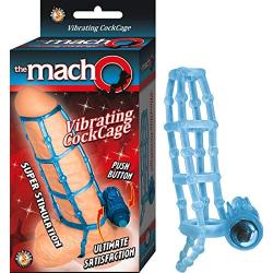 Nasstoys The Macho Vibrating Cock Cage, Blue