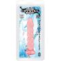 Doc Johnson Crystal Jellies - Ribbed Dildo/Anal Plug - For Beginners - Pink