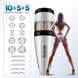 SPFOZ Sex Automatic Piston Hands Free Telescopic Rotate Deep Throat Oral Cup Sucking Endless Pleasure Toys Relax Muscle,Sexy Underwear Six Toys for Men T-Shirt